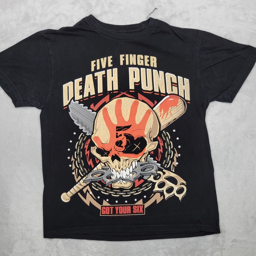 Five Finger Death Punch Shirt Men Small Death Metal Band Concert Tour 2019 Adult